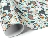 ポメラニア犬 ラッピングペーパー (ロールコーナー)