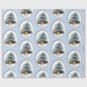 ポメラニア犬 ラッピングペーパー (フラット)