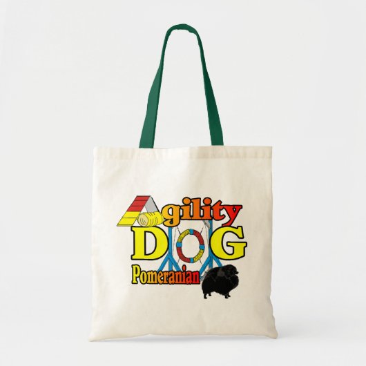 ポメラニア犬_敏捷性ギフト トートバッグ (正面)