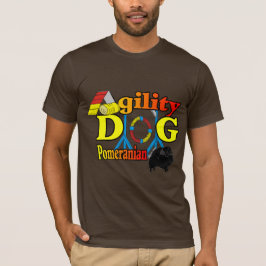 ポメラニア犬_敏捷性ギフト Tシャツ