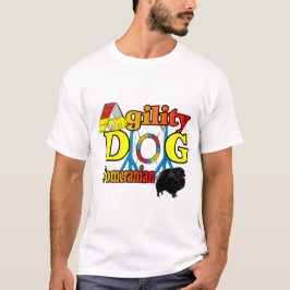 ポメラニア犬_敏捷性ギフト Tシャツ