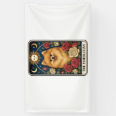 ポメラニア犬 横断幕 (縦)