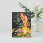 ポメラニア犬(BT) - MidEve ポストカード (スタンド正面)