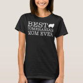 ポメラニア犬 Tシャツ (正面)