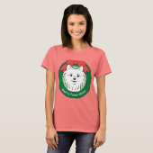 ポメラニア犬 Tシャツ (正面フル)