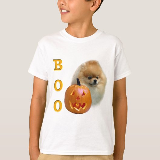 ポメラニア犬 Tシャツ (正面)