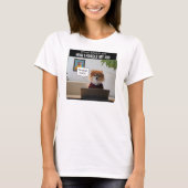 ポメラニア犬Dead Inside Tシャツ (正面)
