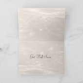 ポメラニア犬Get Well Card カード (内部)