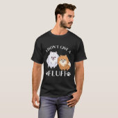 ポメラニア犬POM I Don 与え T A Fluff 80 Tシャツ (正面フル)