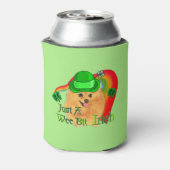 ポメラニア犬St patricks 缶クーラー (缶裏面)