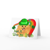 ポメラニア犬St patricks day