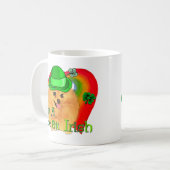 ポメラニア犬St patricks day コーヒーマグカップ (正面左)