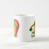 ポメラニア犬St patricks day コーヒーマグカップ (中央)