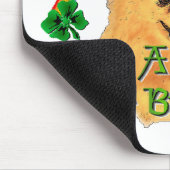 ポメラニア犬St patricks day マウスパッド (コーナー)