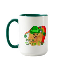 ポメラニア犬St patricks day