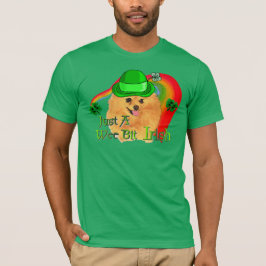 ポメラニア犬St patricks day Tシャツ