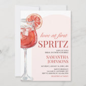 ポメロモダンカクテルブライダルシャワー 招待状 (正面)