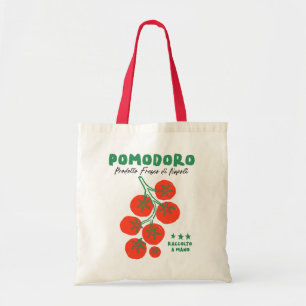 ポモドロトマトオンザつる植物トートバッグ トートバッグ