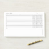 ポモドーロ勉強クセプランナー ポストイット (デスク)