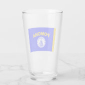 ポモナ国旗(カリフォルニア州) タンブラーグラス (裏面)