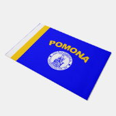 ポモナ国旗（カリフォルニア州） ドアマット (アングル)