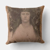 ポモーナ1872年(b/wの写真) クッション (裏面)