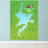 ポヤンレイク キャンバスプリント (インサイチュ (ウッドフロア))