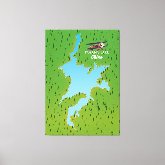 ポヤンレイク キャンバスプリント (正面)