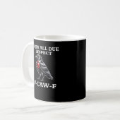 ポライト F-Caw-F コーヒーマグカップ (正面左)