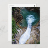 ポラト川の滝 – ノイシュワンシュタイン城 ポストカード (正面/裏面)