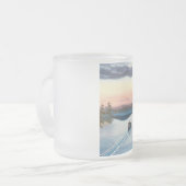 ポラリスの日没によって曇らされるマグ フロストグラスマグカップ (正面左)