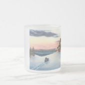 ポラリスの日没によって曇らされるマグ フロストグラスマグカップ (中央)