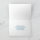 ポラリスの日没のクリスマスカード シーズンカード (内部)