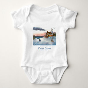 ポラリスの日没の乳児 ベビーボディスーツ