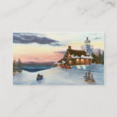 ポラリスの日没の名刺 名刺 (裏面)