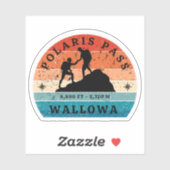 ポラリスパスウォロウハハイキングオレゴンアルパインパス シール (シート)