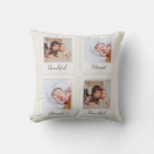 ポラロイドスタイルフォト枕 – 感謝賛美&感謝 クッション (正面)