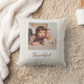 ポラロイドスタイル写真枕 – Thankful クッション (ブランケット)
