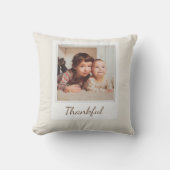 ポラロイドスタイル写真枕 – Thankful クッション (正面)