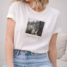 ポラロイド写真Tシャツ | カスタム ヴィンテージ レトロ アート