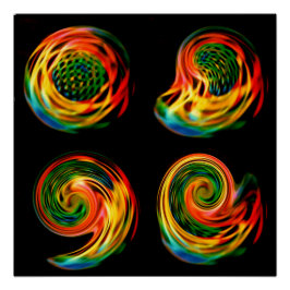 ポラロイドSX-70フォトライト絵画ズ#1ポスター ポスター