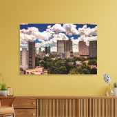 ポランコメキシコシティのホテルからのスカイライン キャンバスプリント (インサイチュ (リビング))