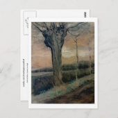 ポラードウィローファンゴッホファインアート絵画ズ ポストカード (正面/裏面)