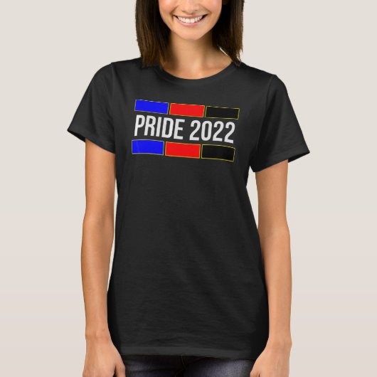 ポリアパラスプライド2022 LgbtポリプライドマーチLgbtq Tシャツ (正面)
