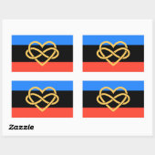 ポリアモリーのステッカー 長方形シール (シート)