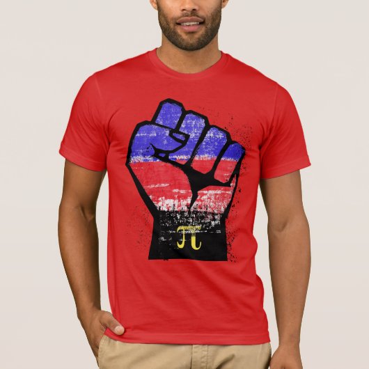 ポリアモリーの誇りの抵抗 Tシャツ (正面)