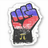 ポリアモリープライドプロフェスト シール (正面)