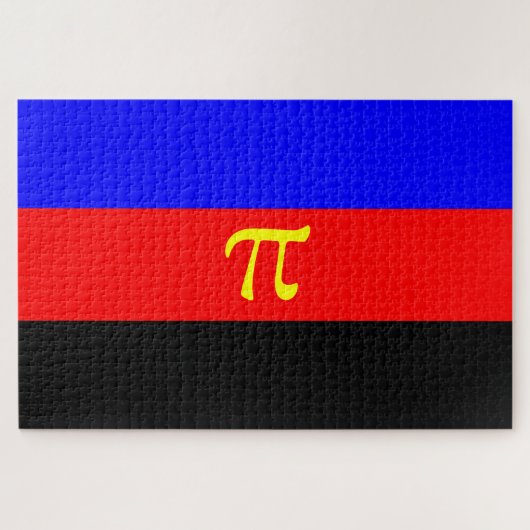 ポリアモリープライド国旗 ジグソーパズル (横)