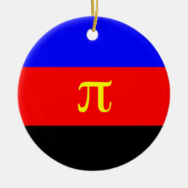 ポリアモリープライド国旗 セラミックオーナメント