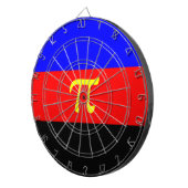 ポリアモリープライド国旗 ダーツボード (正面右)